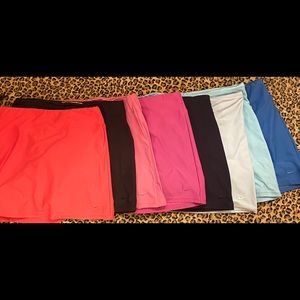 Bundle of 8 Nike tennis skirts
